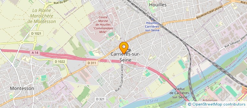 localisation de l'entreprise MDB PATRIMOINE  CARRIERES-SUR-SEINE