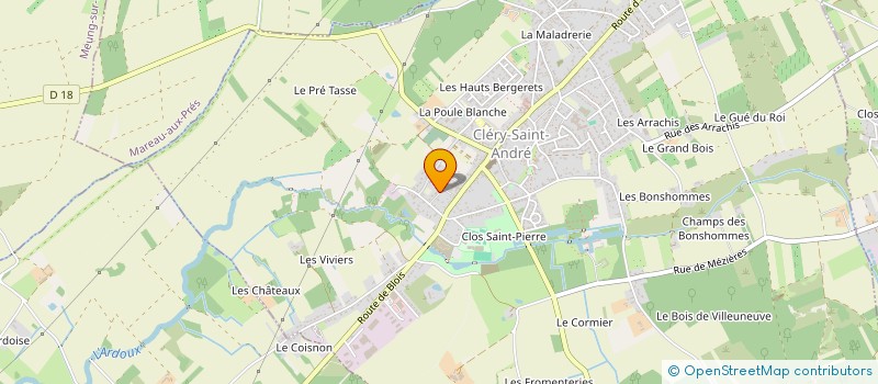 localisation de l'entreprise MDB RESEAU à CLERY-SAINT-ANDRE