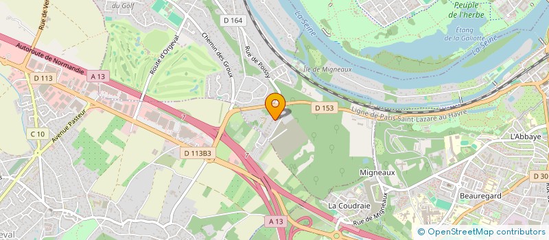 localisation de l'entreprise MDB SERVICES  VILLENNES-SUR-SEINE