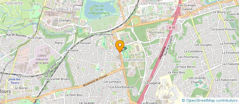 localisation de l'entreprise MDB TAXI  JOUE-LES-TOURS