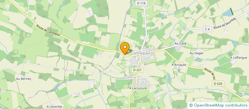 localisation de l'entreprise MDB-TRANS'TOROS  LANNEPAX