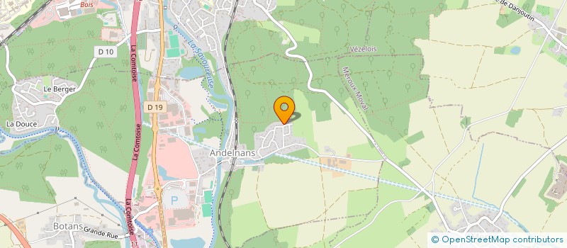 localisation de l'entreprise MDB VINCE à ANDELNANS
