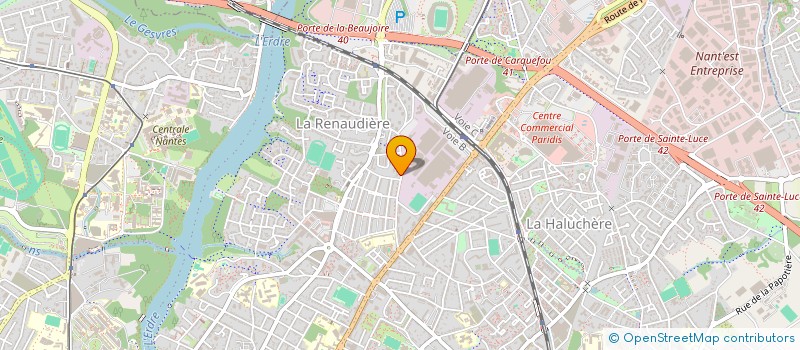 localisation de l'entreprise MDB VTC à NANTES