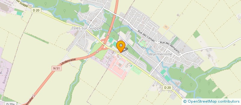 localisation de l'entreprise MDB51  WARMERIVILLE