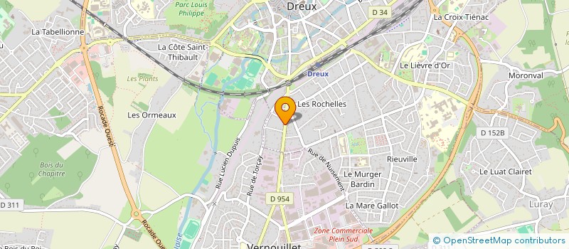 localisation de l'entreprise MDBC à DREUX