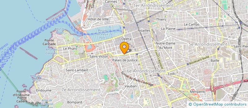 localisation de l'entreprise MDBCLM  MARSEILLE 6EME