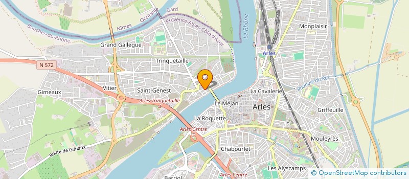 localisation de l'entreprise MDBE à ARLES