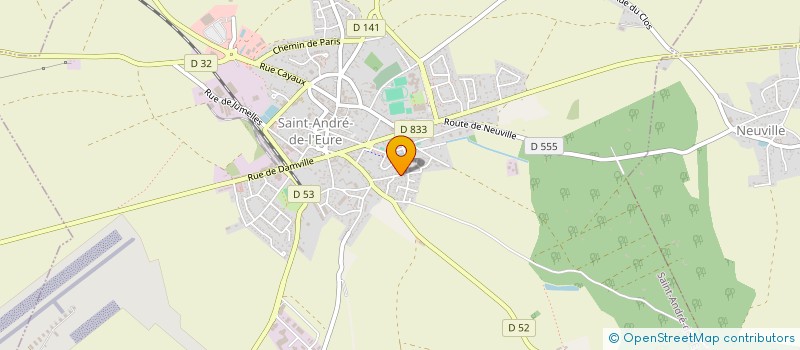 localisation de l'entreprise MDBG  CHAVIGNY-BAILLEUL