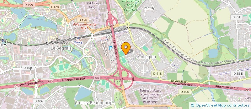 localisation de l'entreprise MDBG  COLLEGIEN