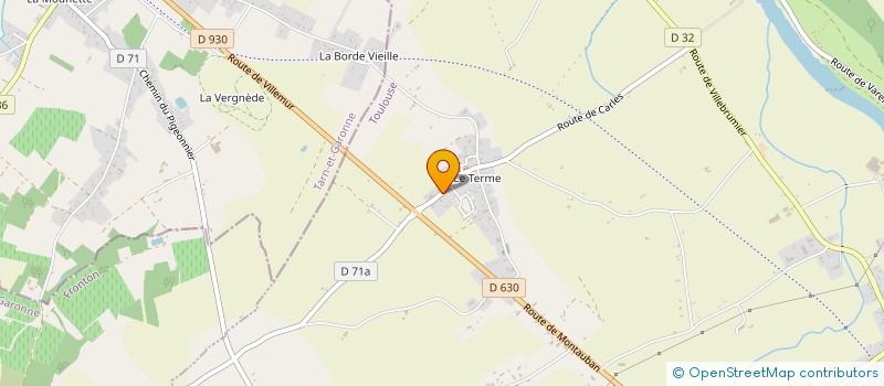 localisation de l'entreprise MDBR  LAGARRIGUE