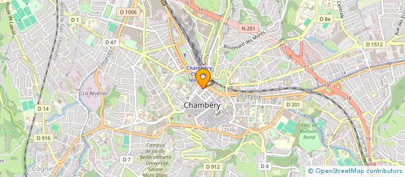 localisation de l'entreprise MDC à CHAMBERY