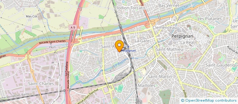 localisation de l'entreprise MDC  PERPIGNAN