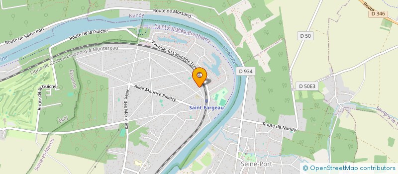 localisation de l'entreprise MDC  SAINT-FARGEAU-PONTHIERRY