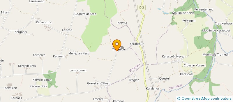 localisation de l'entreprise MDC  PLOUGUIN