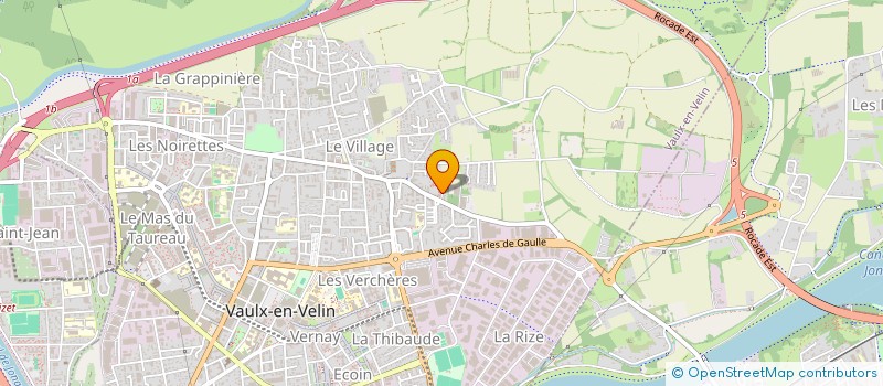 localisation de l'entreprise MDC  VAULX-EN-VELIN