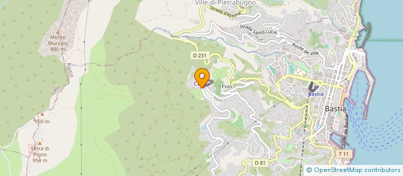localisation de l'entreprise MDC à BASTIA
