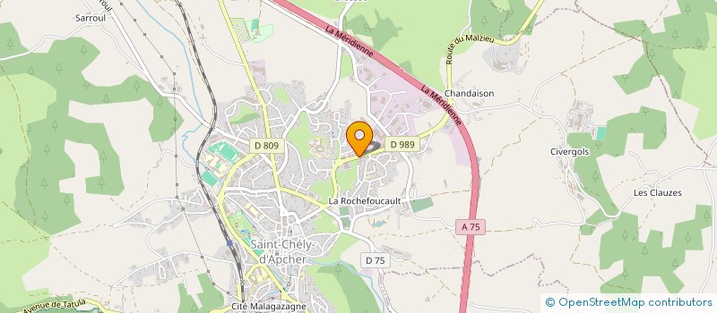 localisation de l'entreprise MDC  SAINT-CHELY-D'APCHER