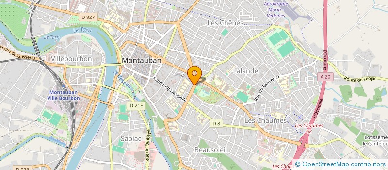 localisation de l'entreprise MDC  MONTAUBAN