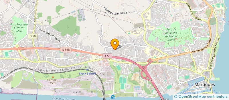 localisation de l'entreprise MDC BATIMENT à MARTIGUES