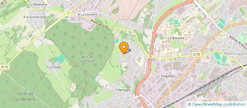 localisation de l'entreprise MDC CONSEIL  BESANCON