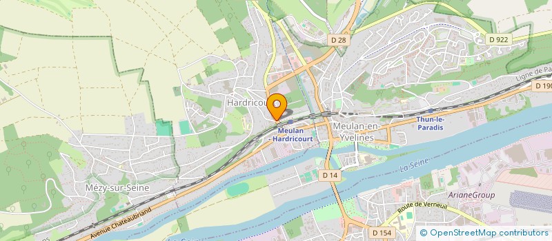 localisation de l'entreprise MDC CONSTRUCTION  HARDRICOURT