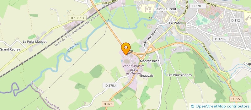 localisation de l'entreprise MDC'EA (MANUFACTURES DU CHATEAU ENTREPRISE ADAPTEE) à NOGENT-LE-ROTROU
