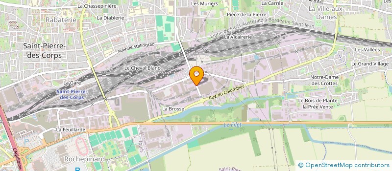 localisation de l'entreprise MDC ENGINEERING  SAINT-PIERRE-DES-CORPS