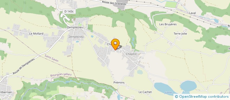 localisation de l'entreprise MDC EVENTS  SAINT-SAVIN