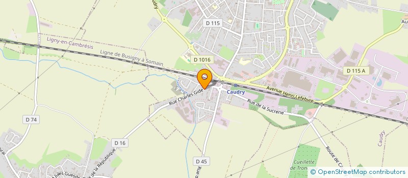 localisation de l'entreprise MDC EXPLOITATION à CAUDRY