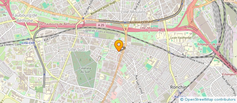 localisation de l'entreprise MDC FINANCES à LILLE