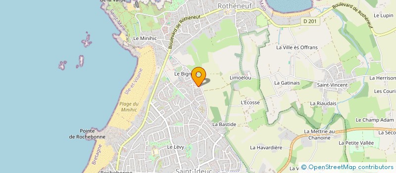 localisation de l'entreprise MDC HOLDING à SAINT-MALO