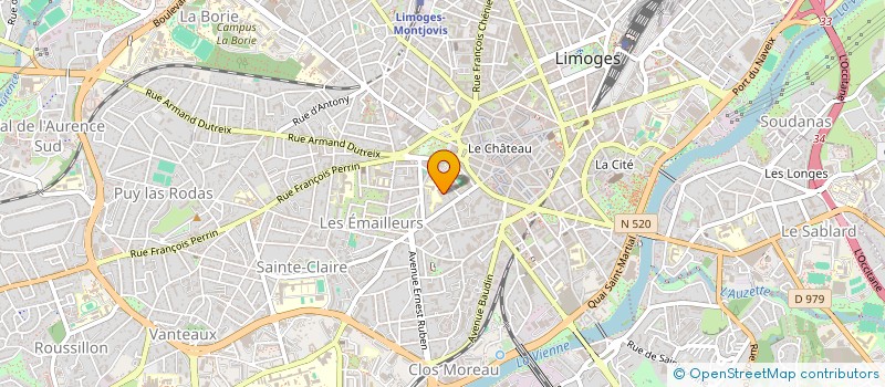 localisation de l'entreprise MDC IMMO à LIMOGES