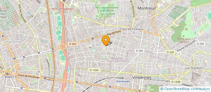 localisation de l'entreprise MDC IMMO BY GC à MONTREUIL