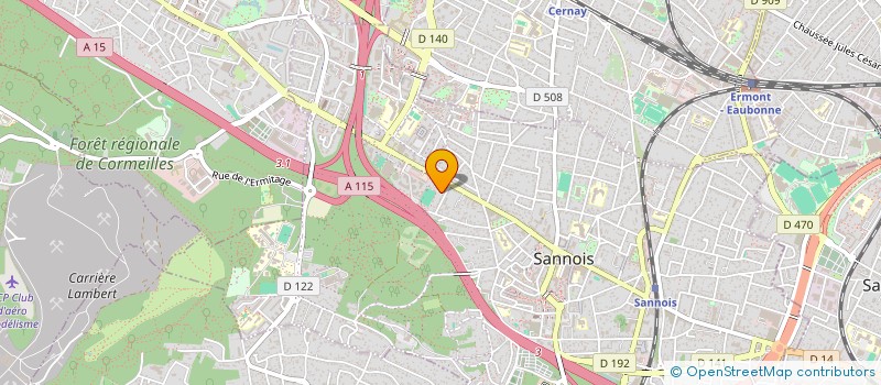 localisation de l'entreprise MDC IMMOBILIER  SANNOIS