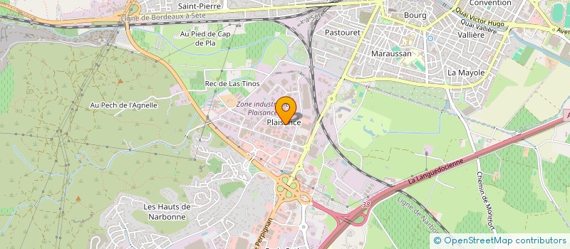 localisation de l'entreprise MDC INCENDIE à NARBONNE