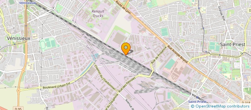 localisation de l'entreprise MDC (MACONNERIE DU CLUZEL)  SAINT-PRIEST