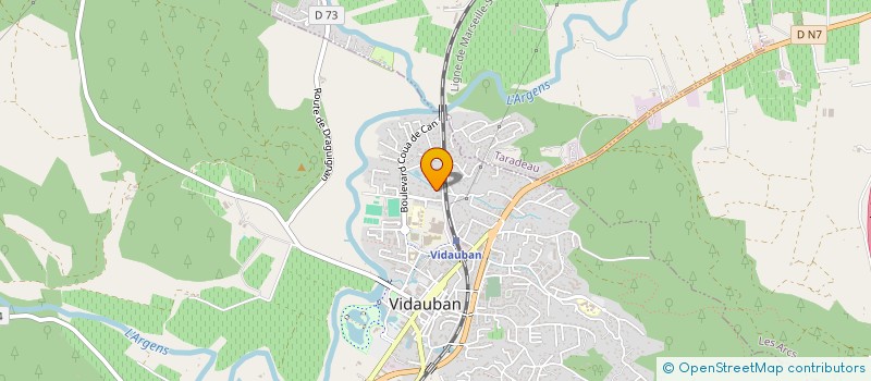 localisation de l'entreprise MDC MANAGEMENT à VIDAUBAN