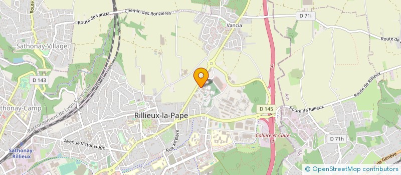 localisation de l'entreprise MDC PLASTIQUE à RILLIEUX-LA-PAPE