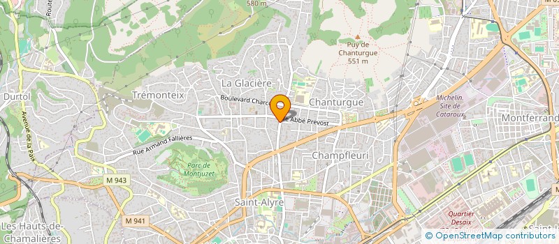 localisation de l'entreprise MDC-PRET à CLERMONT-FERRAND