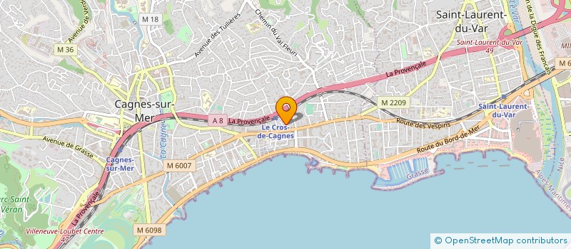 localisation de l'entreprise MDC RENOV ET NETTOIE à CAGNES-SUR-MER
