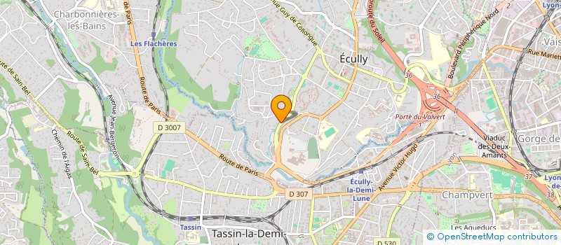 localisation de l'entreprise MDC TS  ECULLY