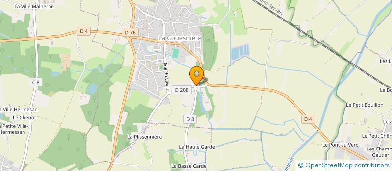 localisation de l'entreprise MDC06  LA GOUESNIERE