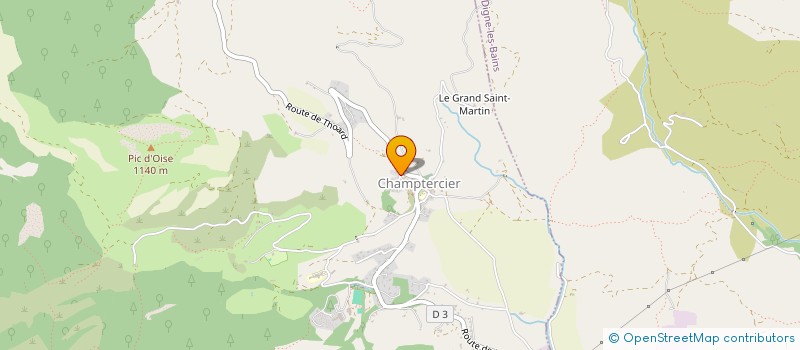 localisation de l'entreprise MDCA IMMOBILIER à CHAMPTERCIER