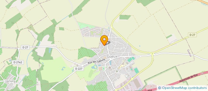 localisation de l'entreprise MDCB  GUEUX