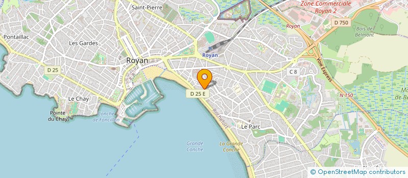 localisation de l'entreprise MDCB DU BREUIL  ROYAN