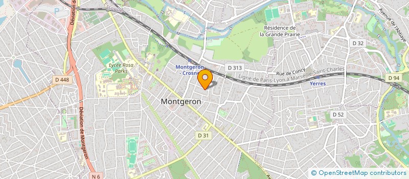 localisation de l'entreprise MDCD à MONTGERON
