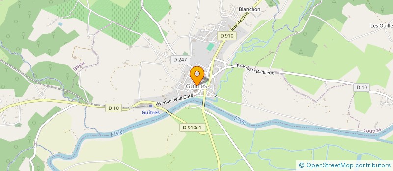 localisation de l'entreprise MDCF  GUITRES