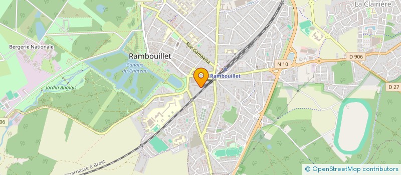 localisation de l'entreprise MDCGDR LE GRAND VENEUR  RAMBOUILLET