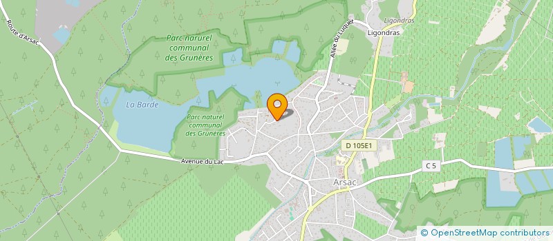 localisation de l'entreprise MDCONSEIL  ARSAC