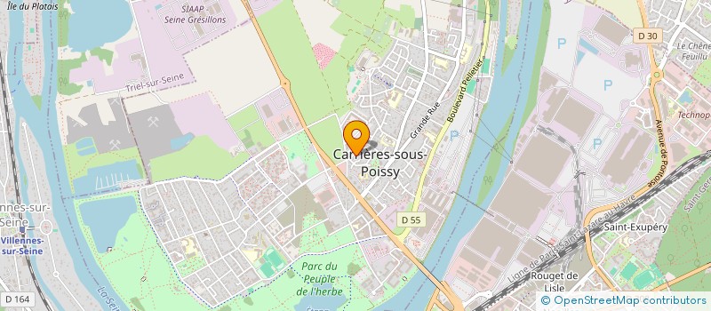 localisation de l'entreprise MDCVA  CARRIERES-SOUS-POISSY